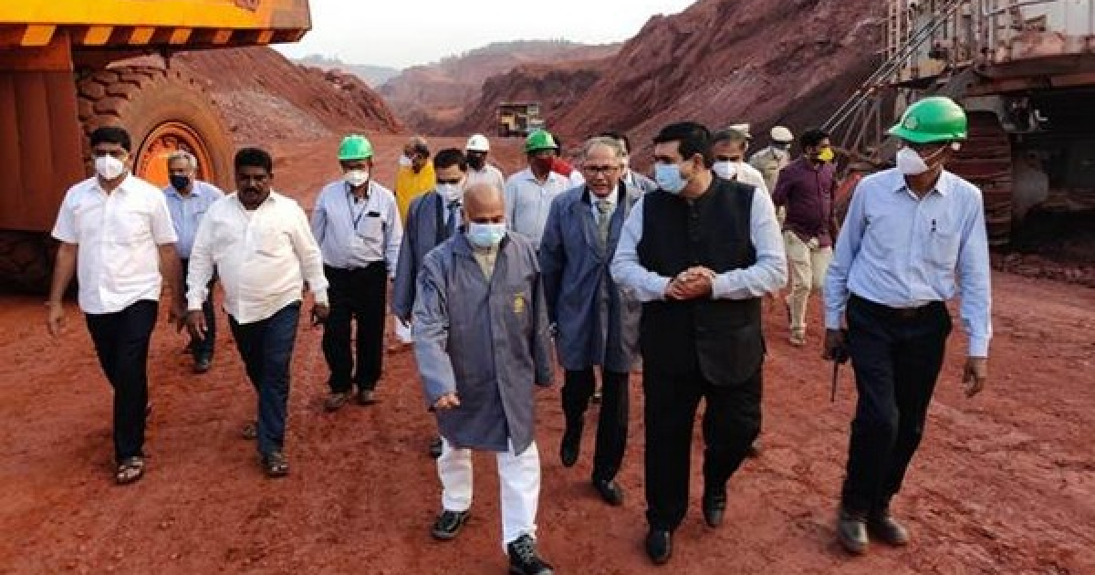 RCP Singh lays foundation stone for 7 MTPA plant at NMDC's Donimalai iron ore mine